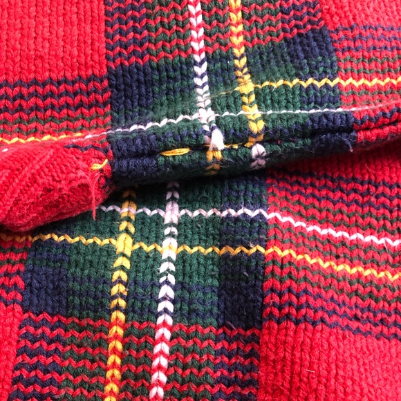 John Ashford Plaid Crewneck Sweater (Vintage) - Picture 8 of 9